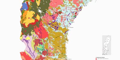 Karte geologische Karte