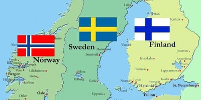 Schweden-surround-Ländern anzeigen