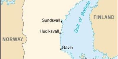 Karte von Lulea Schweden