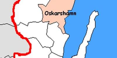 Karte von Oskarshamn Schweden