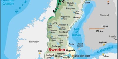Gebirge in Schweden anzeigen