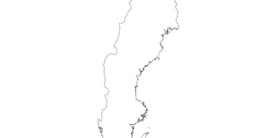 Karte von Schweden-Vektor
